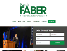 Tablet Screenshot of keithfaber.org